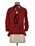 Leifsdottir Red 3/4 Sleeve Blouse Size 2 - photo 1