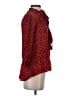 Leifsdottir Red 3/4 Sleeve Blouse Size 2 - photo 4