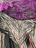 Unbranded Paisley Purple Cocktail Dress Size S (estimated) - photo 7