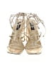 Aqua Ivory Gold Sandals Size 8 - photo 2