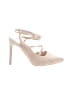 Fashion Nova Ivory Tan Heels Size 10 - photo 1
