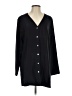 Eileen Fisher 100% Silk Black 3/4 Sleeve Silk Top Size 2 - photo 1