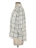 Iz Byer 100% Polyester Plaid Ivory 3/4 Sleeve Blouse Size S - photo 5