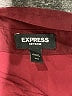 Express Solid Burgundy Long Sleeve Button-Down Shirt Size XXS - photo 7