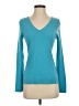 Ann Taylor 100% Cashmere Teal Cashmere Pullover Sweater Size S - photo 1