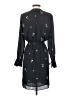 H&M 100% Polyester Black Casual Dress Size S - photo 2