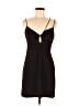 Juniper Blu Solid Black Cocktail Dress Size L - photo 1