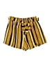 Shein Curve Stripes Yellow Shorts Size 12 Plus (0) - photo 1