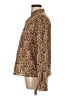 Unbranded 100% Polyester Floral Brown Long Sleeve Blouse Size L - photo 5