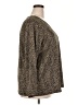 Weekend Suzanne Betro Brown Long Sleeve Blouse Size 2X - photo 4