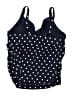 Lands' End Polka Dots Blue Swimsuit Top Size 2X (estimated) - photo 2