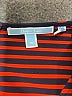 Draper James Stripes Orange Casual Dress Size M - photo 7
