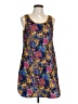 Assorted Brands 100% Polyester Paisley Blue Casual Dress Size L - photo 1
