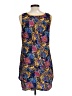 Assorted Brands 100% Polyester Paisley Blue Casual Dress Size L - photo 2
