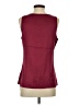 Unbranded Burgundy Sleeveless T-Shirt Size S - photo 2