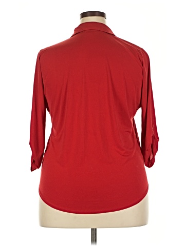 DressBarn 3/4 Sleeve Button-Down Shirt (view 2)