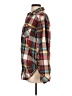 Matchstick 100% Cotton Plaid Brown Long Sleeve Button-Down Shirt Size L - photo 5