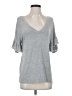 Chelsea28 Gray Short Sleeve Top Size XXS - photo 1