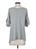 Chelsea28 Gray Short Sleeve Top Size XXS - photo 2