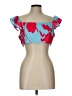 Shein 100% Polyester Blue Short Sleeve Top Size L - photo 1
