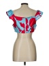 Shein 100% Polyester Blue Short Sleeve Top Size L - photo 2