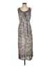 A Common Thread Animal Print Gray Casual Dress Size S - photo 1