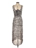A Common Thread Animal Print Gray Casual Dress Size S - photo 2