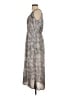 A Common Thread Animal Print Gray Casual Dress Size S - photo 5