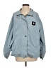 Peacebird 100% Polyester Hearts Blue Jacket Size S - photo 1