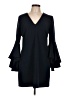 Milly Solid Black Cocktail Dress Size 12 - photo 1