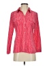 Notations Red Long Sleeve Blouse Size S - photo 1