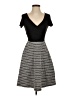 Gilli Houndstooth Gray Cocktail Dress Size S - photo 1