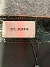 St. John 100% Leather Black Leather Skirt Size 10 - photo 3