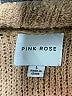 Pink Rose 100% Polyester Tan Cardigan Size L - photo 7