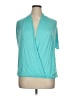 Toto Collection Teal Short Sleeve Blouse Size 1X - photo 1