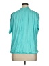 Toto Collection Teal Short Sleeve Blouse Size 1X - photo 2