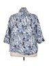 Cj Banks Print Blue 3/4 Sleeve Blouse Size 3X - photo 2