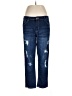VIP Jeans Solid Blue Jeans Size 14 - photo 1
