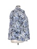 Cj Banks Print Blue 3/4 Sleeve Blouse Size 3X - photo 4