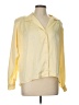 Liz Claiborne 100% Polyester Color Block Yellow Long Sleeve Blouse Size 12 - photo 1