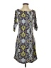 Soybu Print Gray Purple Casual Dress Size S - photo 1