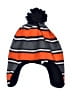 The Children's Place 100% Polyester Stripes Orange Beanie Size 4 - 7 - photo 1