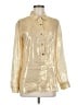 Doncaster Collection Metallic Gold Blouse Size 8 - photo 1