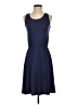 Yessica Solid Blue Casual Dress Size XS - photo 1