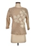 Troubadour 100% Wool Floral Tan Cardigan Size S - photo 1