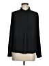 J.Crew Factory Store 100% Polyester Black Long Sleeve Blouse Size 8 - photo 1