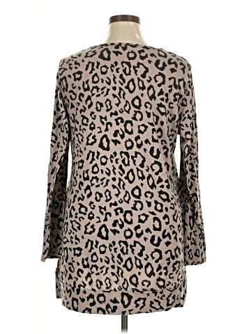 Tickled Teal Long Sleeve Blouse (view 2)
