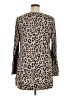 Tickled Teal Animal Print Tan Long Sleeve Blouse Size XL - photo 2