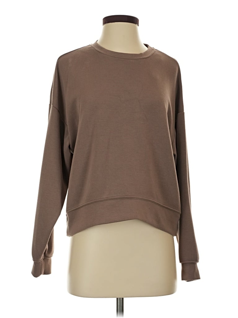 Pre-owned Scoop Sweatshirt In Brown