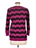 Ann Taylor Chevron-herringbone Purple Pullover Sweater Size L - photo 2
